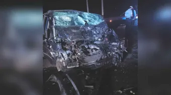 Brutal choque dejó un hombre muerto en la carretera Pachuca-Tuxpan