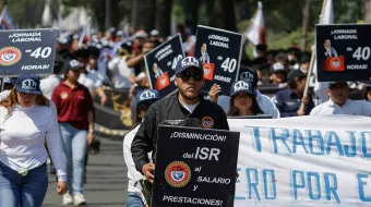 Puebla: Trabajadores se movilizan en marcha del 1 de mayo: FTP-CTM