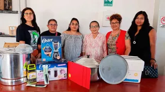 Tere Alfaro continúa dignificando los comedores escolares de Cuautlancingo