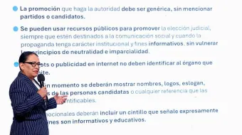 Celebran en Puebla fallo del TEPJF sobre promoción del voto para elección judicial