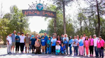 IMDP y Africam Safari ofrecen recorrido sensorial a deportistas con discapacidad visual