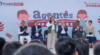 Participaron 360 estudiantes de la Escuela Primaria Francisco Neve de la Junta Auxiliar de San Sebastián de Aparicio