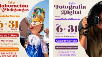 Arte y cultura con nuevos talleres en la Casa de Cultura de Atlixco