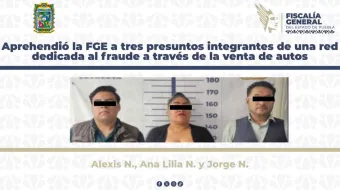 Desmantelan banda dedicada a la venta de autos en redes sociales
