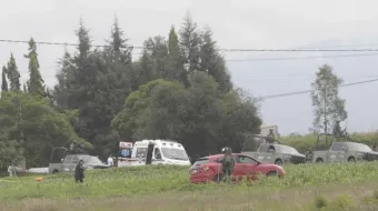 Durante revisión de auto abandonado en Coronango explotó y lesionó a policía
