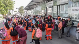 Hay aviadores en Servicio de Limpia, revelaron trabajadores en manifestación