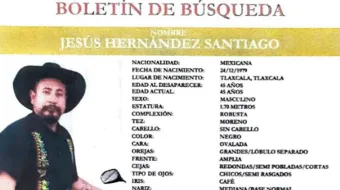 Jesús Hernández desapareció en Izúcar; familia pide ayuda para localizarlo