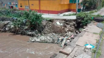 Lluvias y obras en Naucalpan provocan desbordamiento del Río Verde y crisis en viviendas