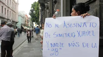 Marchó la 28 de Octubre en demanda de justicia por compañero asesinado