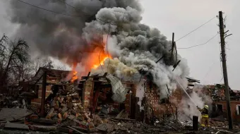 Más de 400 drones y decenas de misiles utilizados por Rusia en ataquemasivo contra Ucrania 