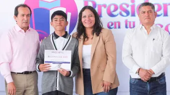 Promueve Lupita Cuautle la participación de estudiantes de educación básica
