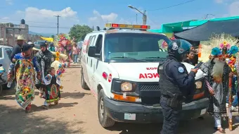 Batalla del 5 de Mayo en Texmelucan deja heridos y quemados