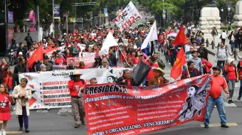 CNTE exige abrogación de Ley del ISSSTE; marchará este jueves a Palacio Nacional