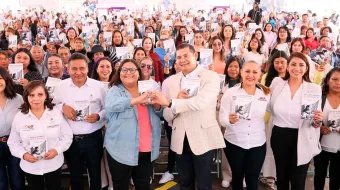 Arranca en Coronango la asamblea “Voces por la Igualdad y Contra la Violencia” con Citlalli Hernández y Alejandro Armenta