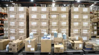 Llegó material médico a hospitales de Puebla