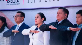 Reafirma Lupita Cuautle valores cívicos y de legalidad en ceremonia