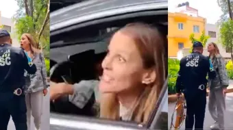 VIDEO. Una mujer deorigen argentino insulta a oficial de tránsito en la CDMX con frases racistas