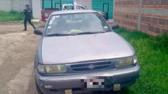 Policía de Tlalancaleca recupera vehículo robado tras operativo en junta auxiliar de Texmelucan
