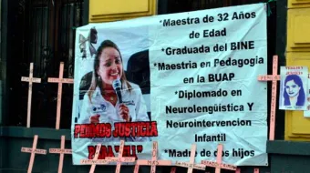 Familiares de Elizabeth Orea exigen justicia durante audiencia de vinculación a proceso en Texmelucan