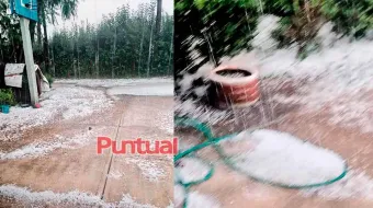 Granizada inunda calles y colapsa estructuras en Texmelucan: autoridades activan protocolos de emergencia