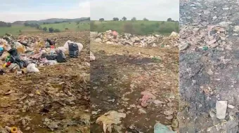 Incendio en relleno sanitario de Serdán moviliza cuerpos de emergencia; investigan origen del siniestro