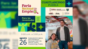Gobierno de Cuautlancingo anuncia “Feria Nacional de Empleo 2025 Para las Juventudes”