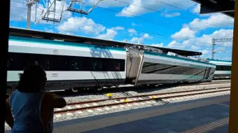 VIDEOS. Tren Maya sufre nuevo descarrilamiento en Izamal: pasajeros ilesos