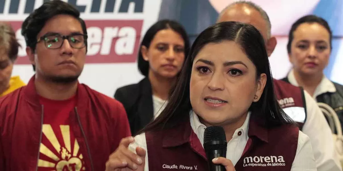 No hay manera para que me excluyan de la medición de Morena, sería incoherente: Claudia Rivera