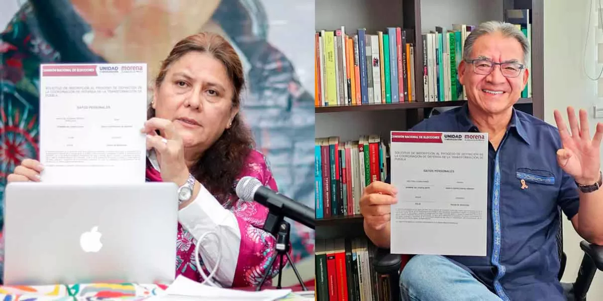 Rosario Orozco y Melitón Lozano se registran para conseguir candidatura por Morena