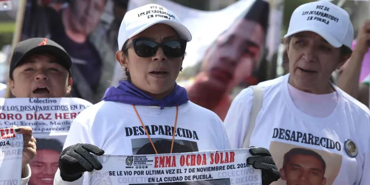 Familiares de desaparecidos marcharán este viernes por calles de Puebla