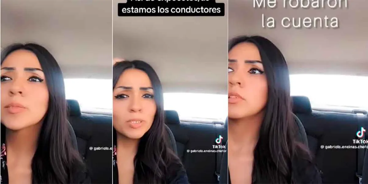 VIDEO. A través de TikTok, conductora de taxi capta momento en que intentan asaltarla