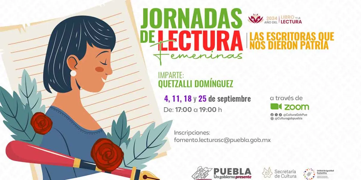 Jornada virtual sobre escritoras mexicanas; espacio para explorar literatura femenina 