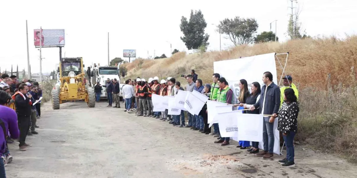 Omar Muñoz da banderazo de inicio a importante acceso al municipio sobre Periférico Ecológico