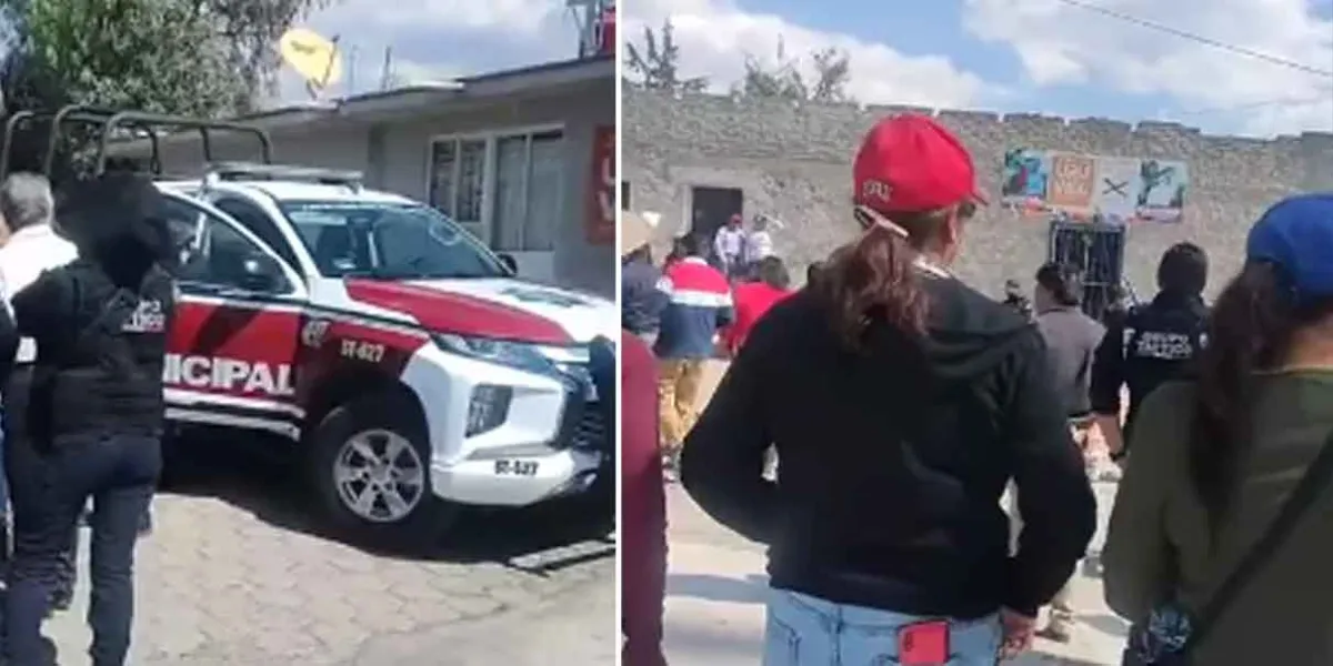Toma de protesta en Santa María Techachalco marcada por conflictos y desorden