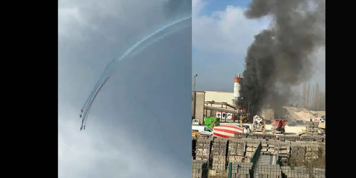 VIDEO. Colisión en pleno ensayo acrobático de aviones en Francia