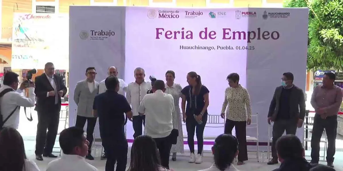Más oportunidades en Huauchinango con la Feria del Empleo