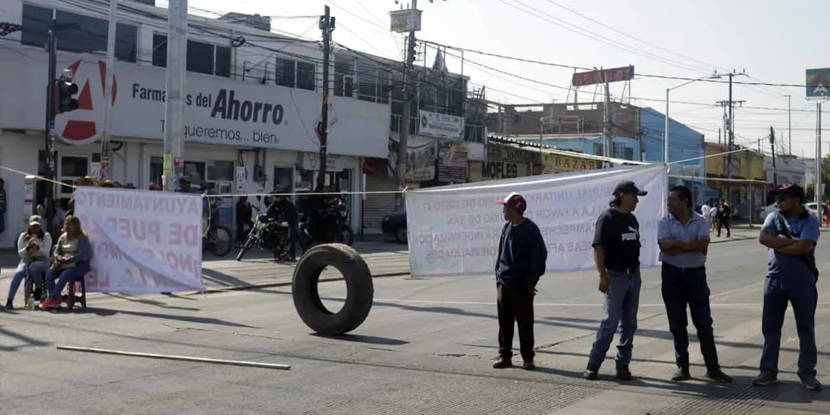 Bloqueo de ejidatarios en Valsequillo y Las Torres provocó el caos vial