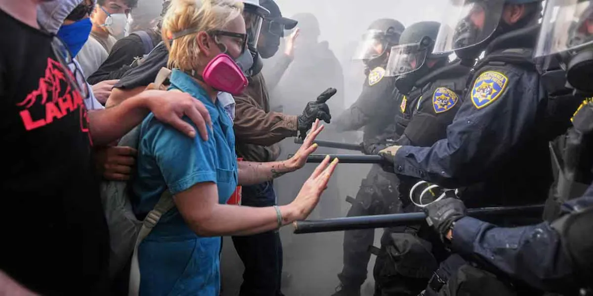 Protestas en Los Ángeles por redadas del ICE dejan choques con fuerzas federales