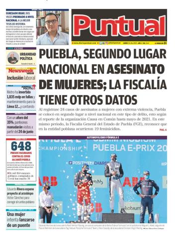 Diario Puntual, edición impresa, 21 de Junio de 2021