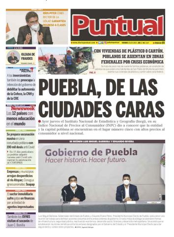 Diario Puntual, edición impresa, 23 de Julio de 2021