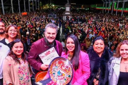 Con Mijares y miles de visitantes, Tonantzin Fernández inauguró la 76ª Feria Milenaria