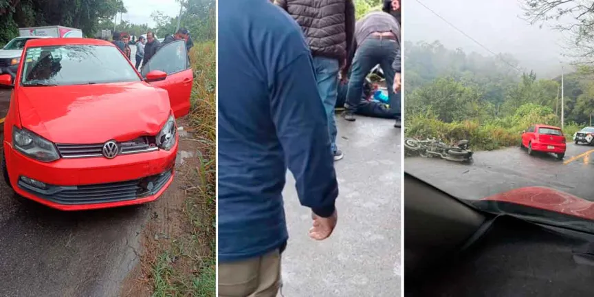 Arrollan a motociclista y muere en el hospital de Xicotepec 
