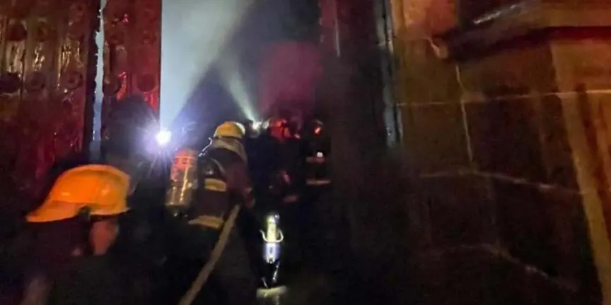 Coadyuva Gobierno de la Ciudad con inspección tras el incidente en la Catedral de Puebla