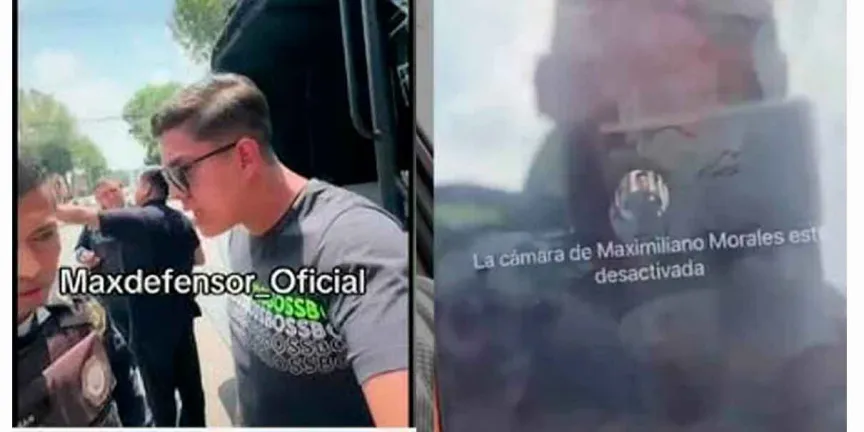 Exhiben a Max Defensor intentando evitar multa de tránsito en la CDMX