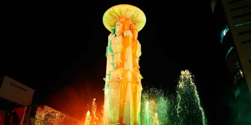 Inaugura Pepe Chedraui mantenimiento integral de la Fuente de los Frailes