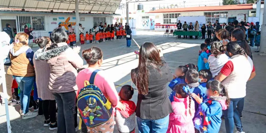 Nueva aula en el Jardín de Niños “Niños Héroes” de Cuautlancingol