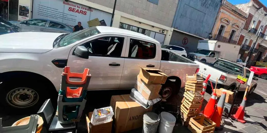 Operativo contra el apartado ilegal de lugares en vía pública, permanente: Franco Rodríguez