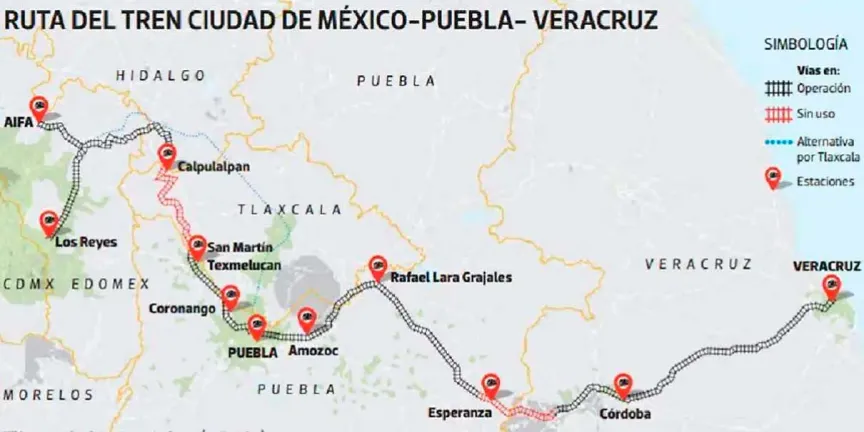 Este año no arrancará la construcción del tren México-Puebla-Veracruz