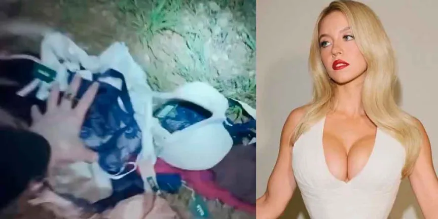 Para lanzar su marca de lencería, Sydney Sweeney coloca sostenes en las letras de Hollywood