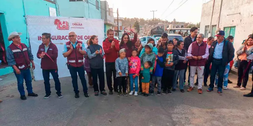 Tonantzin Fernández entrega obra de drenaje en San Cristóbal Tepontla